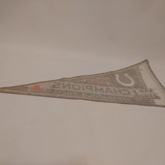 RETRO Super Bowl XLI Pennant AFC CHAMPIONS Indianapolis Colts WinCraft USA - Picture 5 of 6